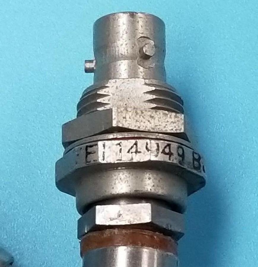 Used TROMPETER TEI TRITRONICS 14909 FIBER OPTIC COAXIAL CONNECTOR CABLE 14949 BJ59-4