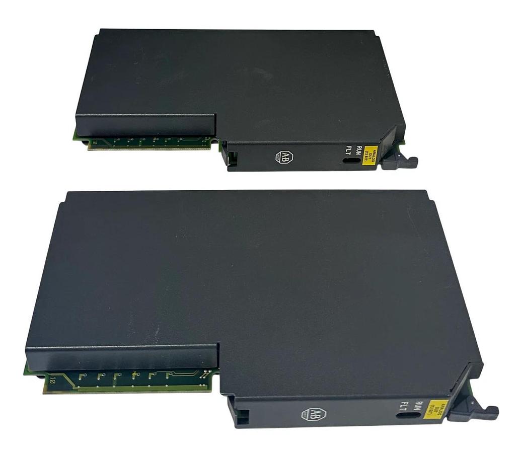 Used 2 ALLEN BRADLEY 1771-OFE2 /B PLC-5 ANALOG OUTPUT MODULES 4-PT 5VDC USNP