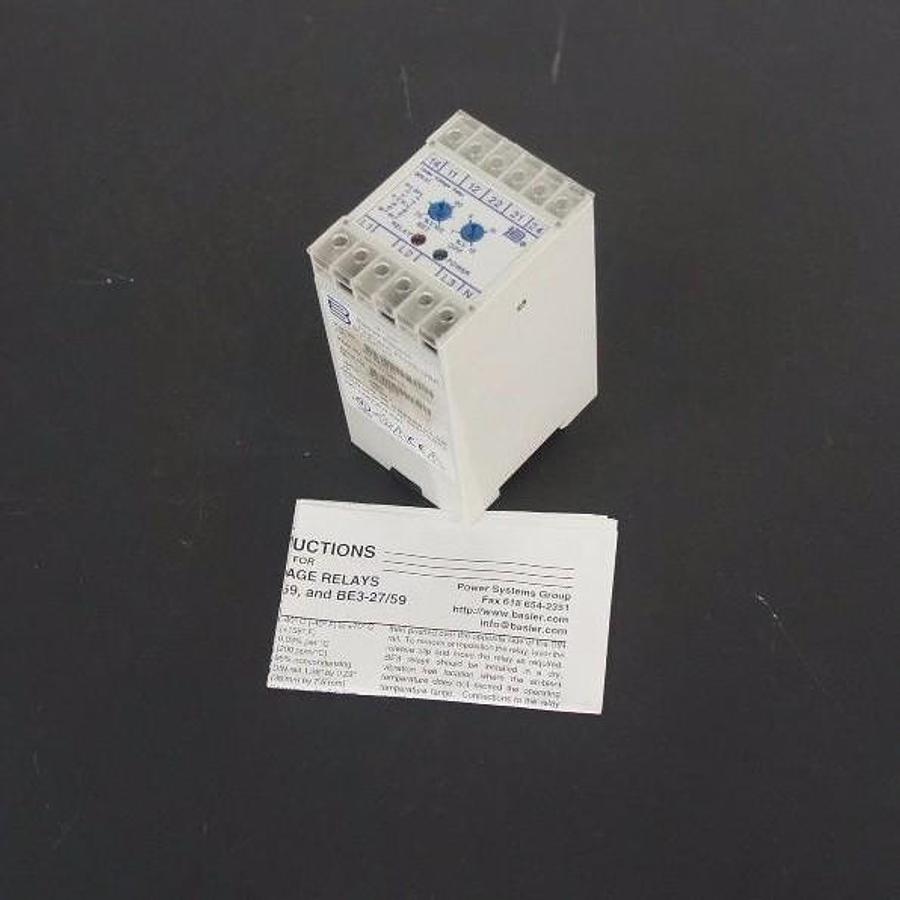 Used NIB BASLER ELECTRIC BE3-27-3B1N2 AC VOLTAGE RELAY BE3273B1N2, 9319200104