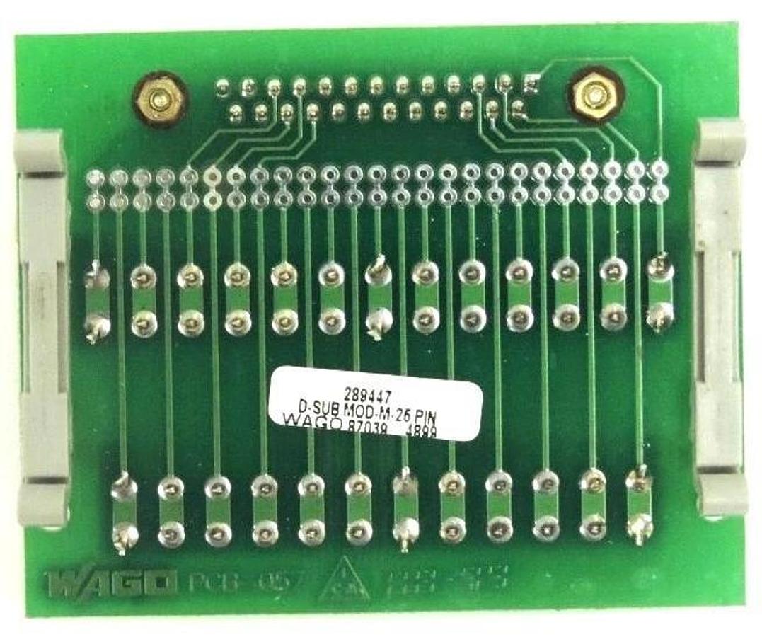 NEW WAGO PCB-057 D-SUB MOD-M-25 PIN, 289447