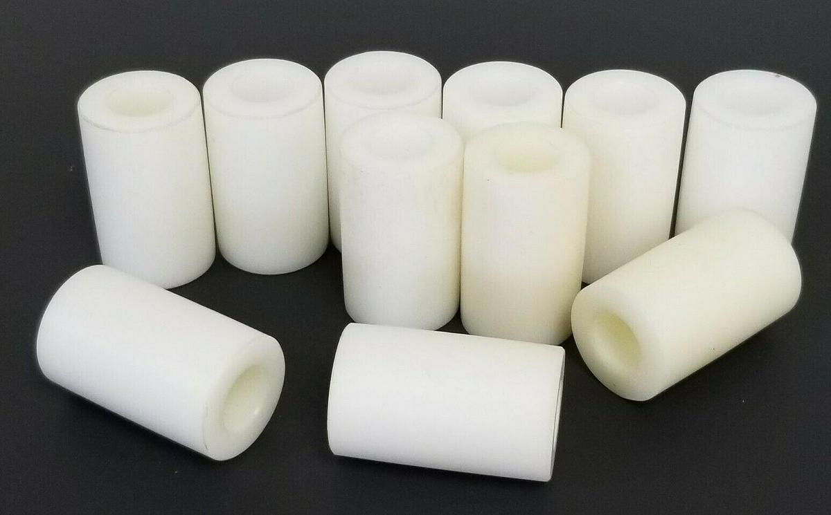 Used LOT OF 11 KISTERS WS-VC02-00A NOSE ROLLERS ZK-200, 2'' L X 5/8'' I.D. X 1-1/4''