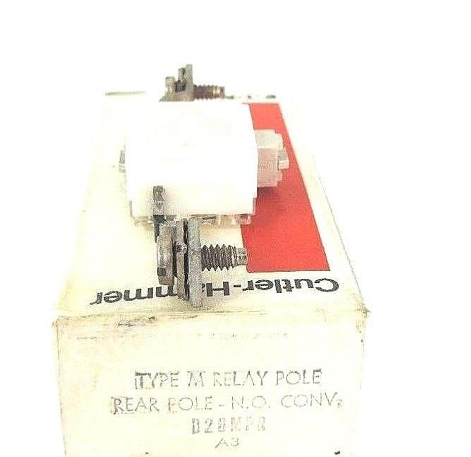 Used NIB CUTLER HAMMER D26MPR TYPE M RELAY POLE REAR POLE N.O. CONV SER. A3