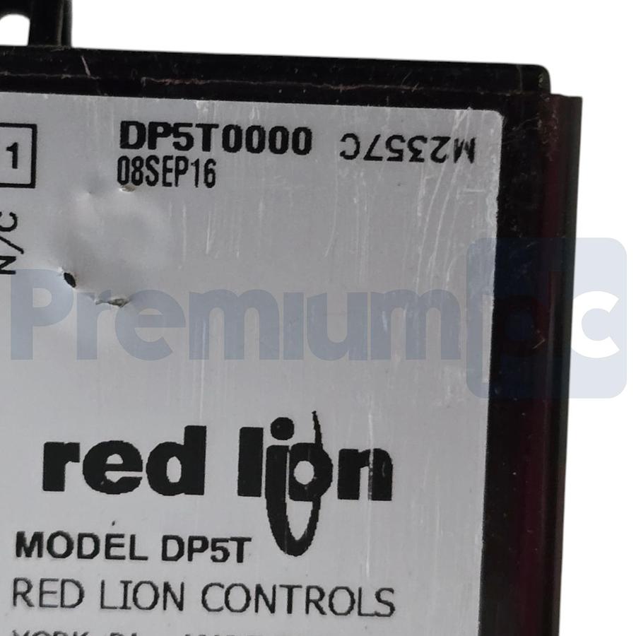 Used Red Lion DP5T 5-Digit RTD Temperature Panel Meter 85-250VAC DP5T0000 NSMP (read)