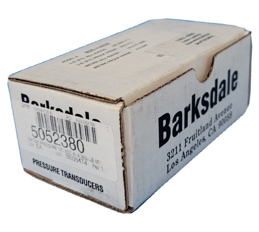 Used NEW BARKSDALE B2S-H48SS B2S SERIES PRESSURE SWITCH B2SH48SS