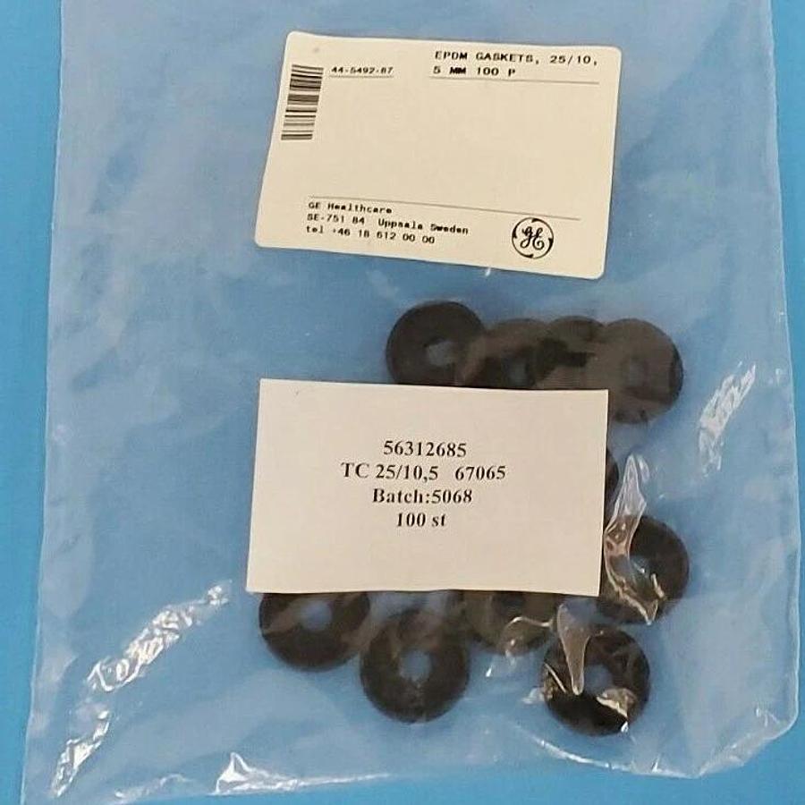 LOT OF 14 NEW GE HEALTHCARE 44-5492-87 EPDM GASKETS, 25/10 5MM 100 P