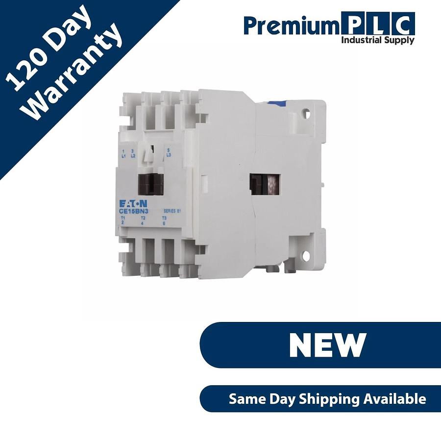 Used NEW CUTLER HAMMER EATON CE15BNS3AB XT IEC CONTACTOR SER B1 SIZE B 120V COIL 10A