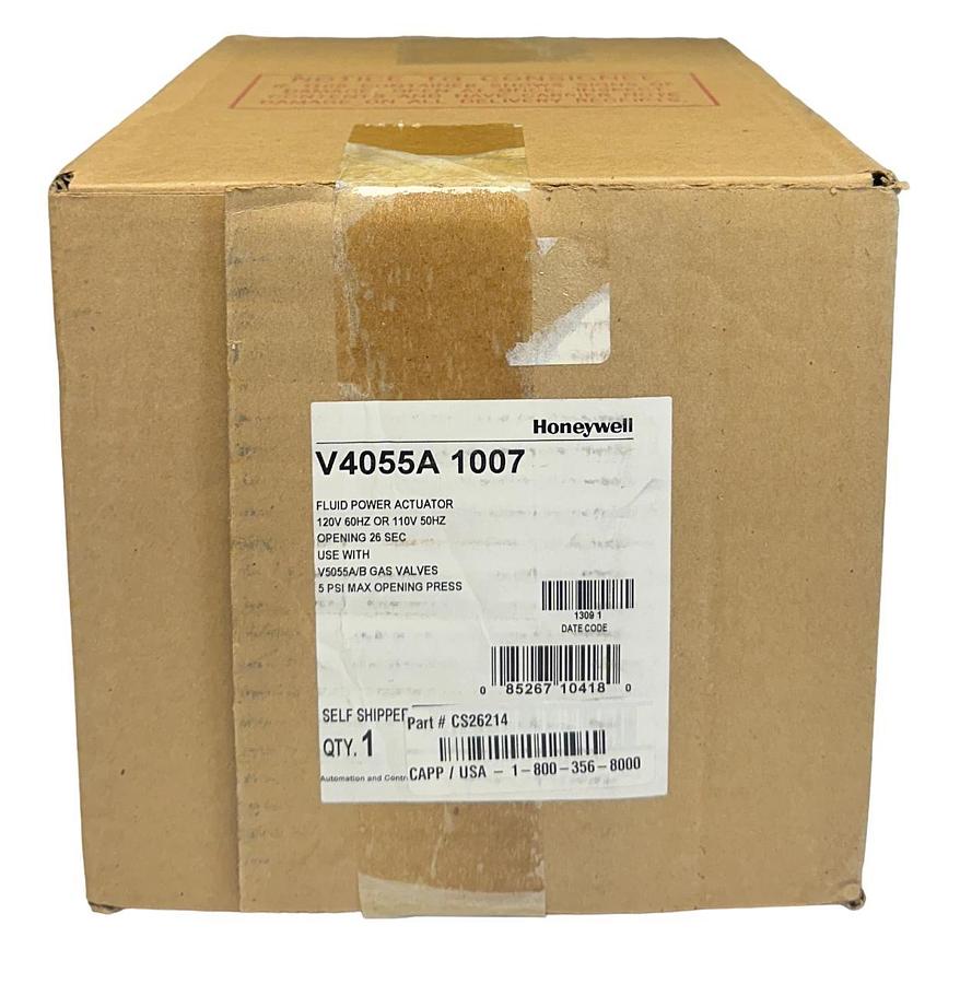 HONEYWELL V4055A 1007 / V4055A1007 FLUID POWER ACTUATOR 110/120V 50/60Hz NSMP