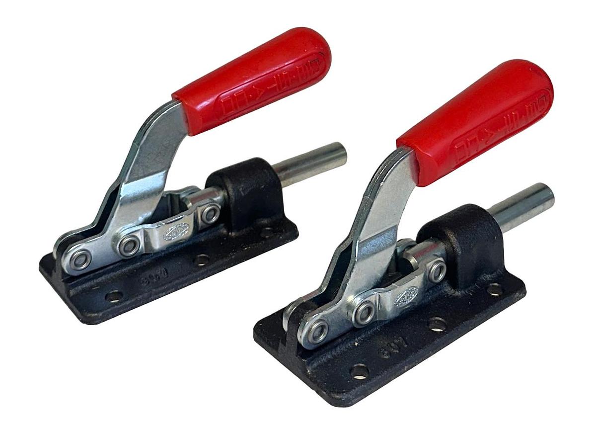 Used 2 DE-STA-CO MODEL 607 STRAIGHT LINE ACTION CLAMPS 800LBS NSNP