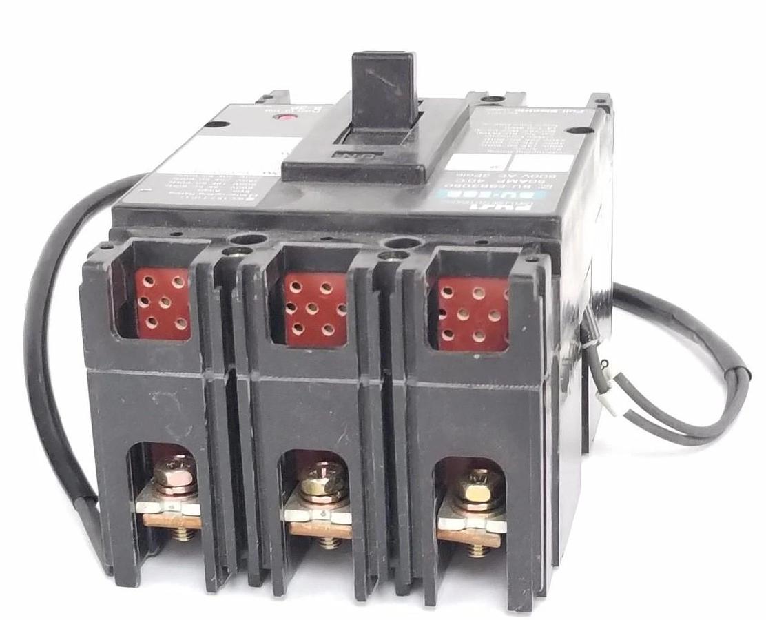 Used FUJI ELECTRIC BU-ESB3050 CURCUIT BREAKER 50A, 600VAC, 3 POLE, BU-ESB , BUESB3050