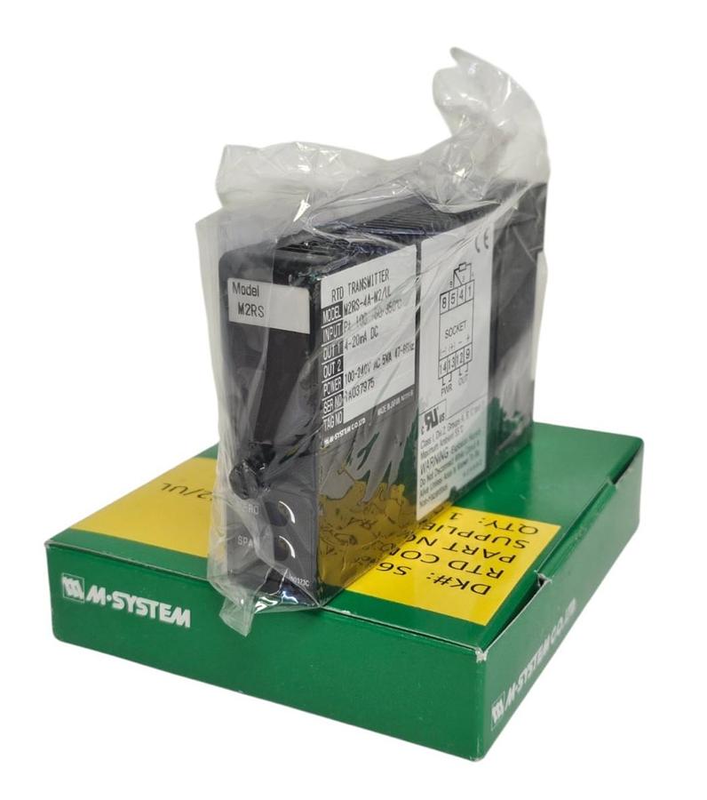 NIB M-SYSTEM TECHNOLOGY INC. M2RS-4A-M2/UL RTD TRANSMITTER M2RS 4-20mA DC