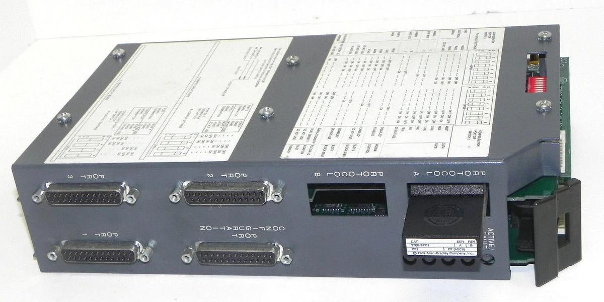 Used ALLEN BRADLEY 2760-RB FLEXIBLE INTERFACE MODULE SER. A REV. E W/ 2760-SFC1