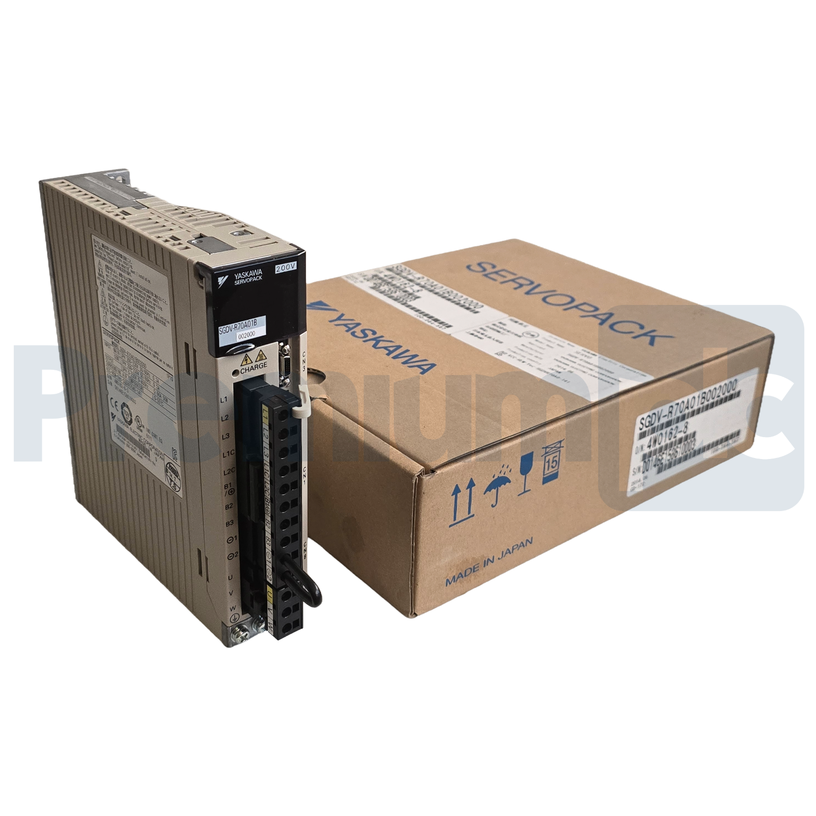 Used YASKAWA ELECTRIC SGDV-R70A01B002000 SIGMA-5 SERVOPACK SERVO AMPLIFIER 50W NSMP
