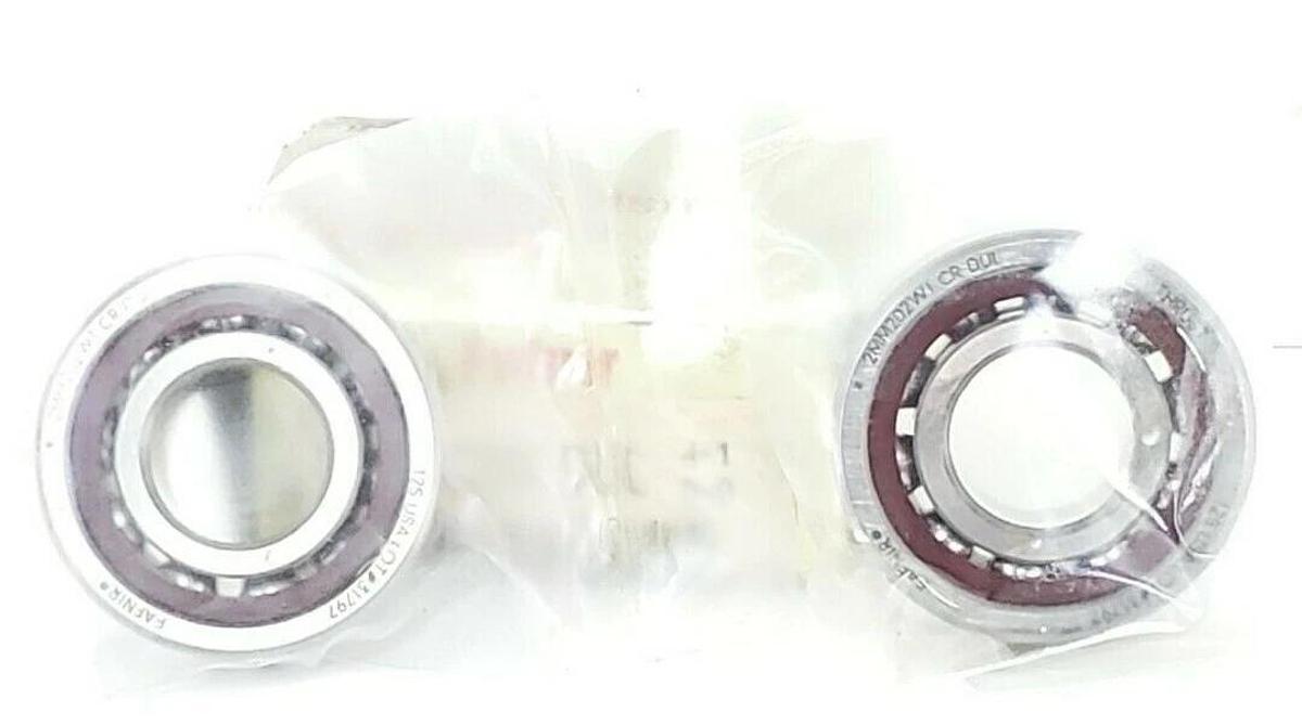 Used SET OF NIB FAFNIR 2MM202WI DUL SUPER PRECISION BALL BEARINGS
