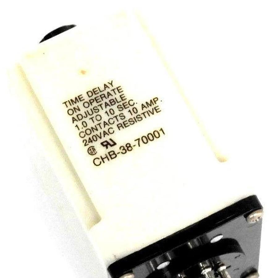 Used POTTER & BRUMFIELD CHB-33-70001 TIME DELAY RELAY CHB3370001