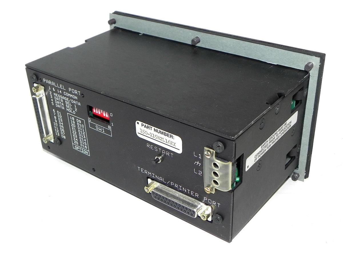 Used UTICOR 150-115N2L16EX PROGRAMMABLE MESSAGE DISPLAY