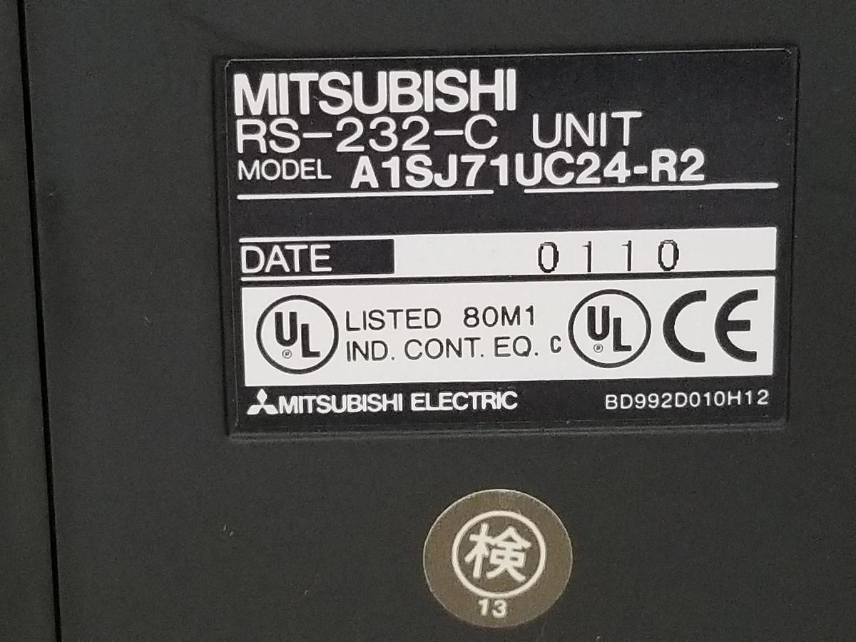 Used MITSUBISHI A1SJ71UC24-R2 RS-232-C CPU COMMUNICATION MODULE A1SJ71UC24R2