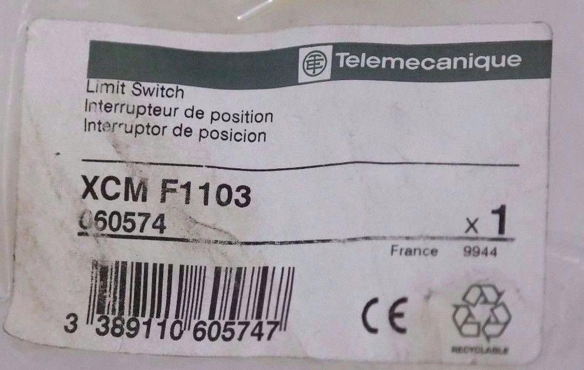 Used NEW TELEMECANIQUE XCM F1103 LIMIT SWITCH 060574, XCMF1103