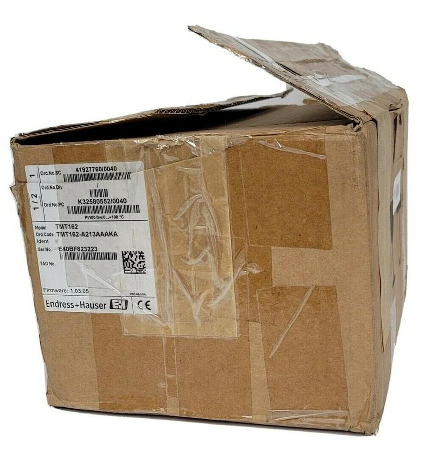 Used NEW ENDRESS HAUSER TMT162-A213AAAKA HART TRANSMITTER FW. 1.03.05 TMT162A213AAAKA
