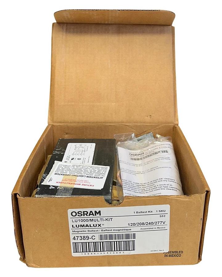 OSRAM 47389-C / 47389 LUMALUX LU1000/MULTI-KIT BALLAST KIT 120/208/240/277V NSMP