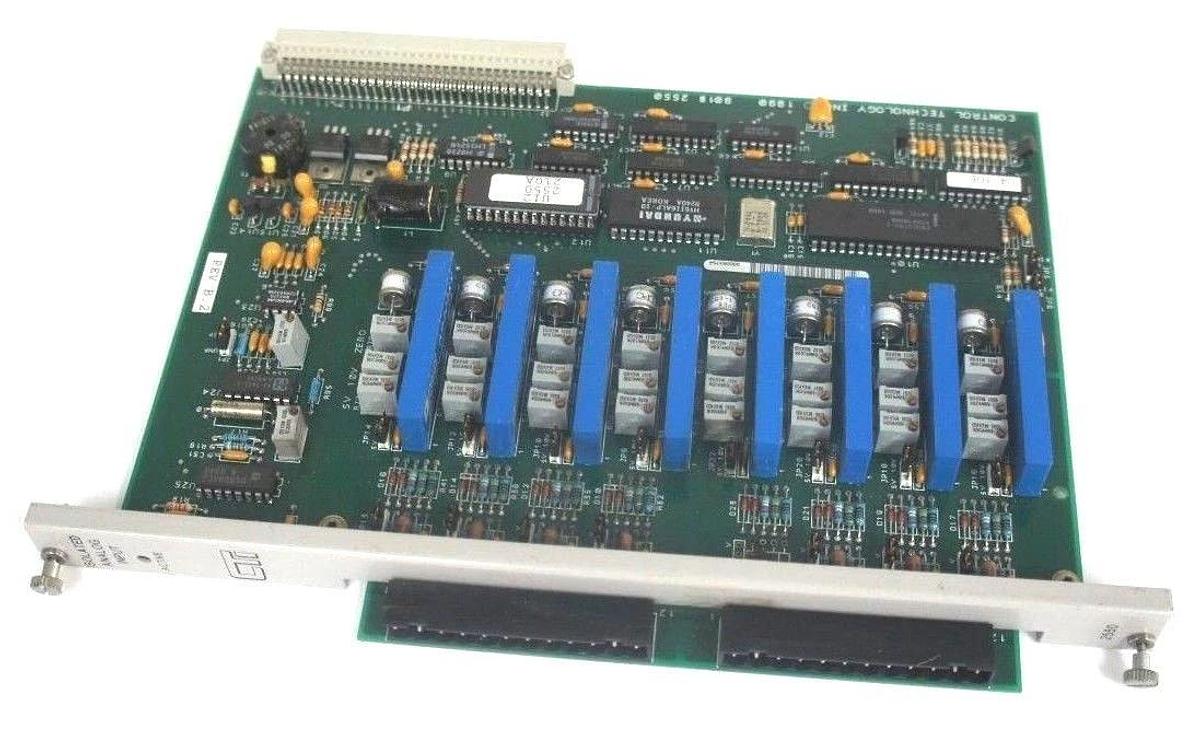Used CONTROL TECHNOLOGY 901B-2550 ISOLATED ANALOG INPUT MODULE REV B.2 901B2550