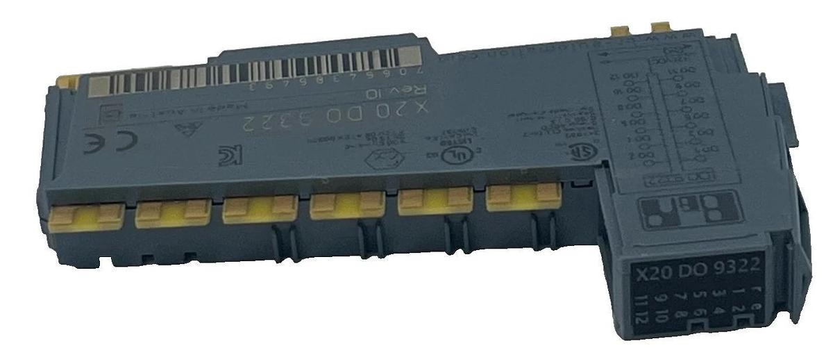 B&R X20DO9322 Digital Output Module 12-Channel 24VDC 0.5A Source X20 System