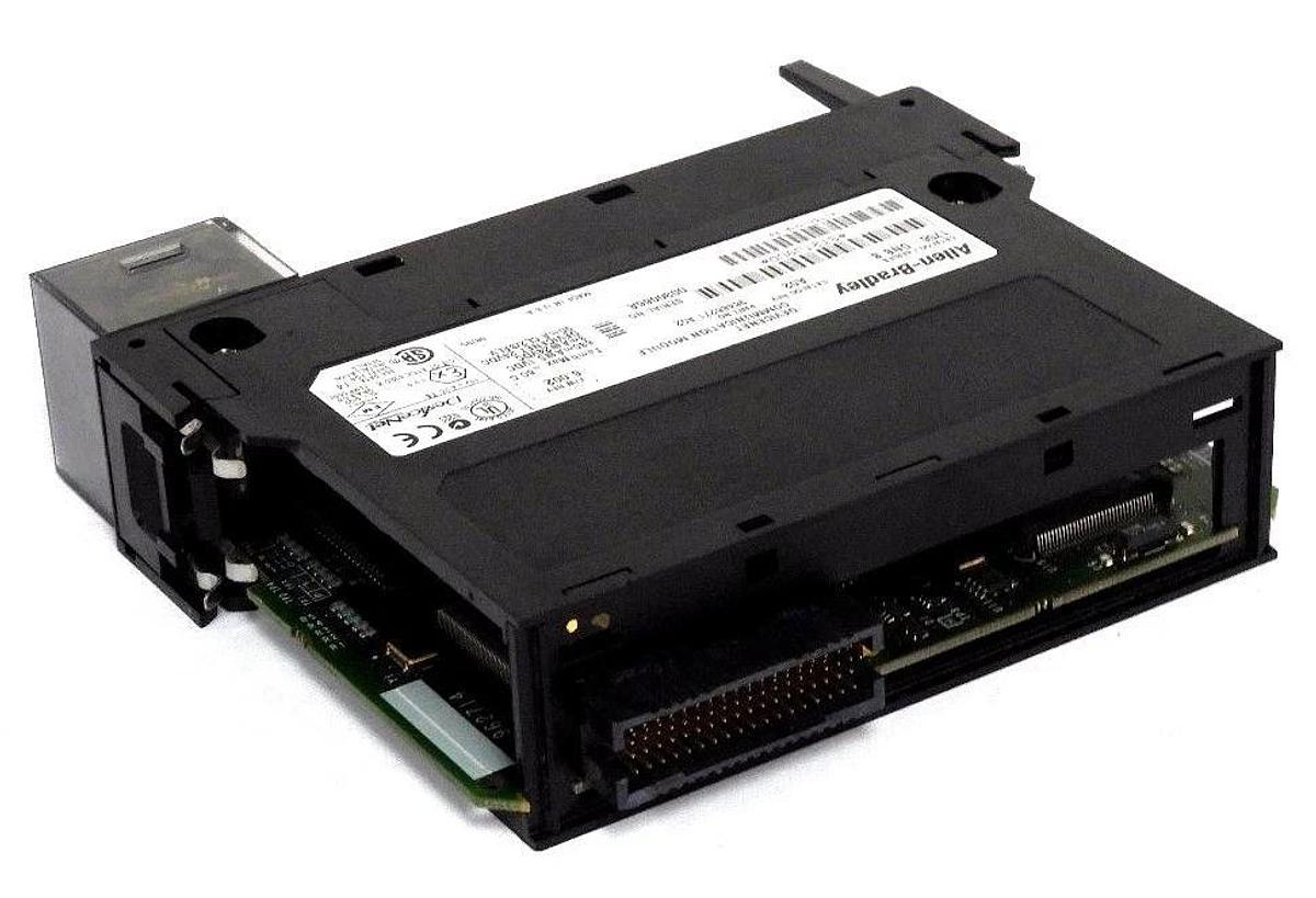 Used ALLEN BRADLEY 1756-DNB SER. B DEVICENET COMMUNICATION MODULE 1756DNB