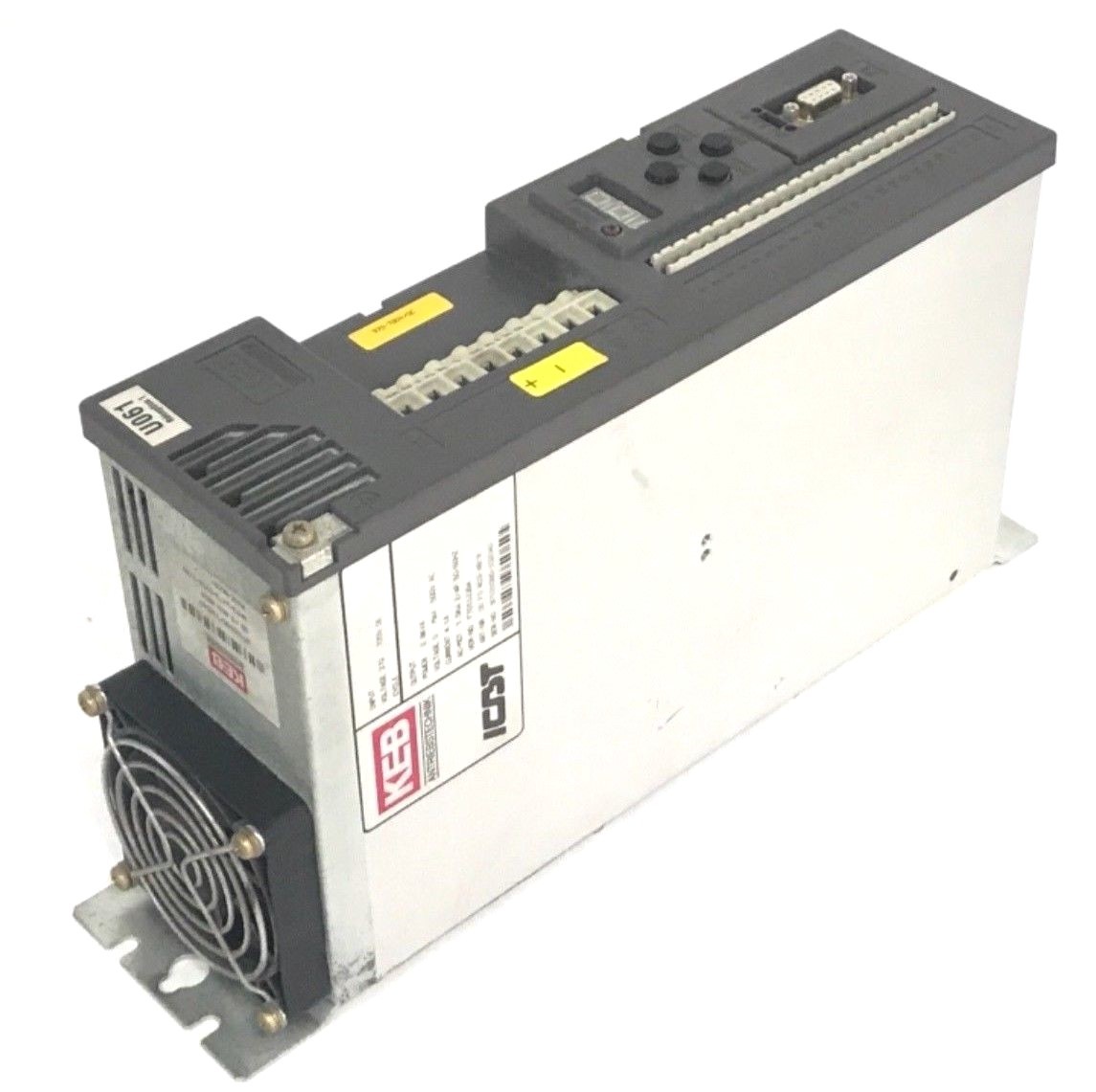 Used KEB 09 F0 R03-4B19 FREQUENCY INVERTER DRIVE 2.8KVA, 0-500VAC, 4.1A