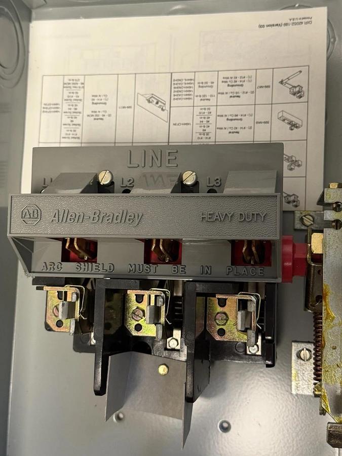Allen Bradley 1494H-DA3H6 /B HD Fusible Disconnect Safety Switch 100A 600VAC NEW