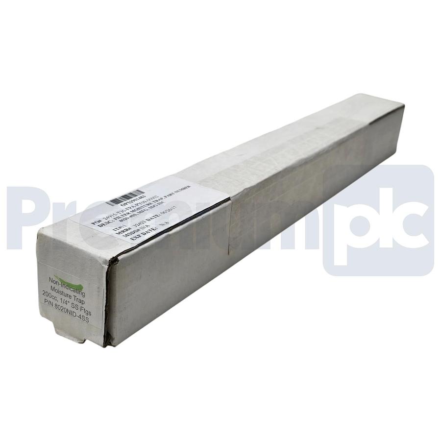 Used SDG Inc 8020NID-4SS Non-Indicating Moisture Trap 200cc 1/4" SS 8020-4SS NEW