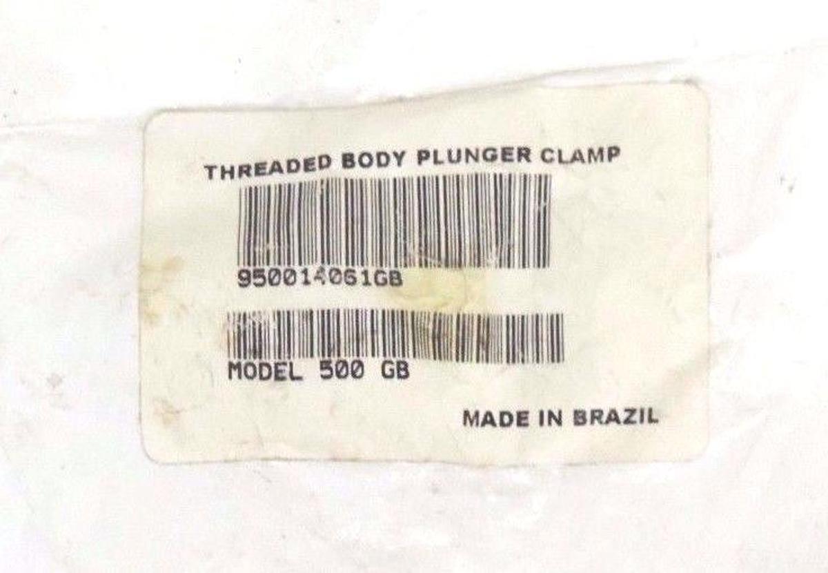 Used NIB MODEL 500-GB THREADED BODY PLUNGER CLAMP 500GB