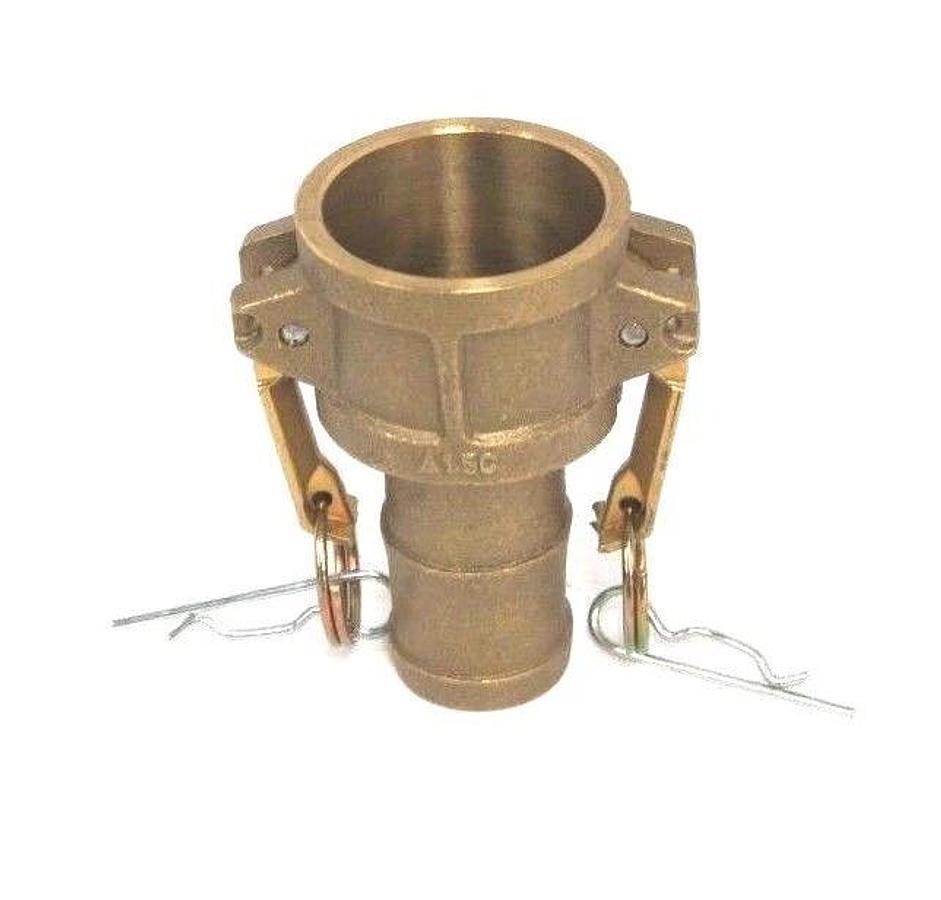 NEW TOUGH TITE ETC-TT SUCTION & DISCHARGE CAM LOCK BRASS HOSE COUPLING