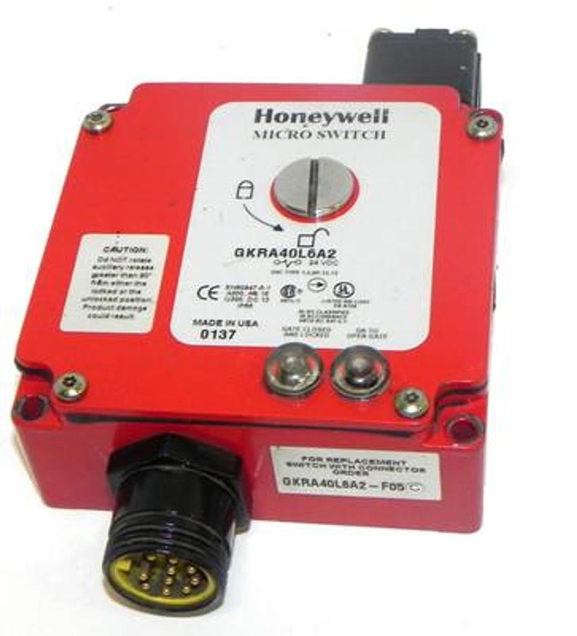 Used HONEYWELL GKRA-40L6A2-F05 MICRO SWITCH GKRA-40L6A2, 24VDC