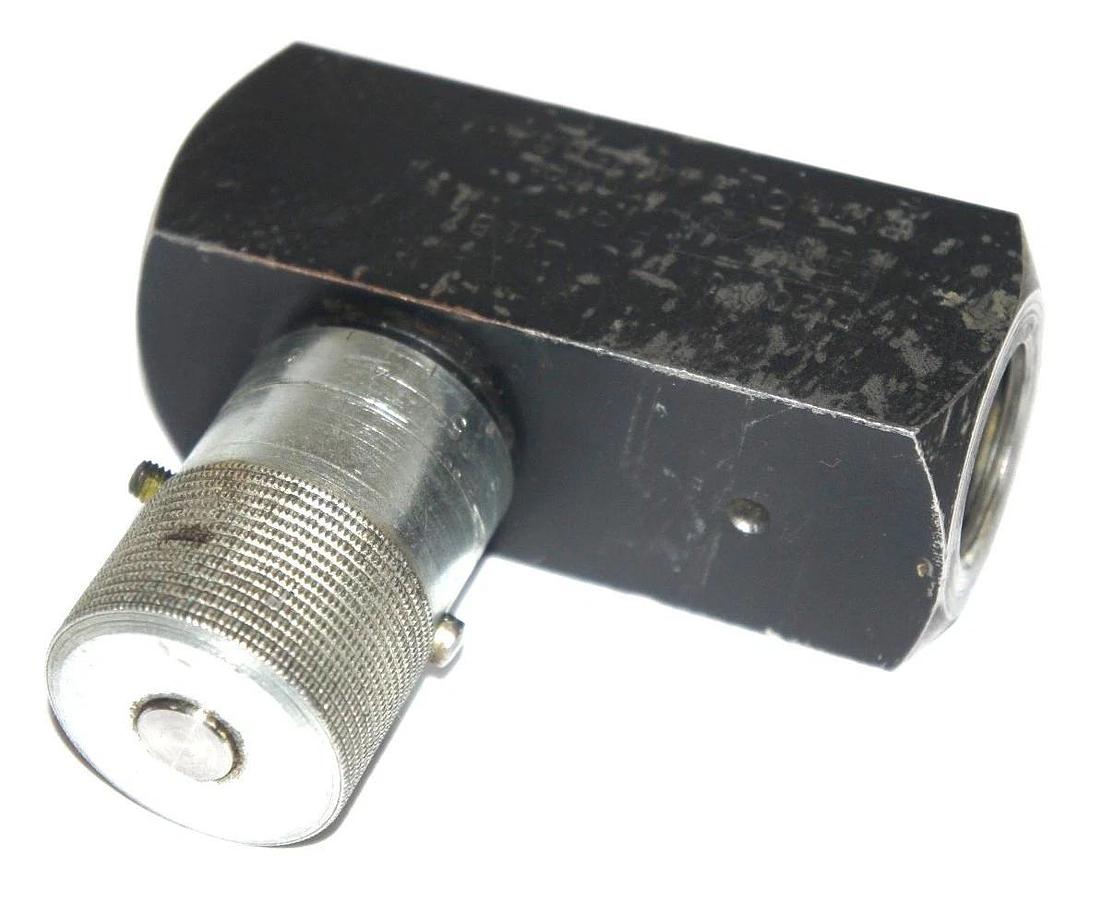 Used PARKER F1200S-11BZ HYDRAULIC VALVE, 25 GPM, 3000 PSI, F1200S11BZ