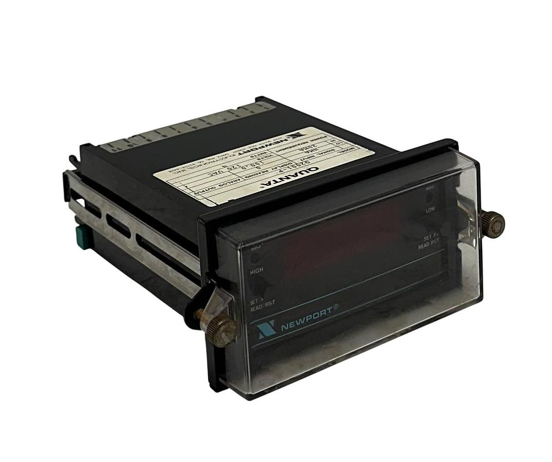 Used NEWPORT Q2001-P / Q2001P QUANTA DIGITAL PROCESS PANEL METER 4-20mA 120V USNP
