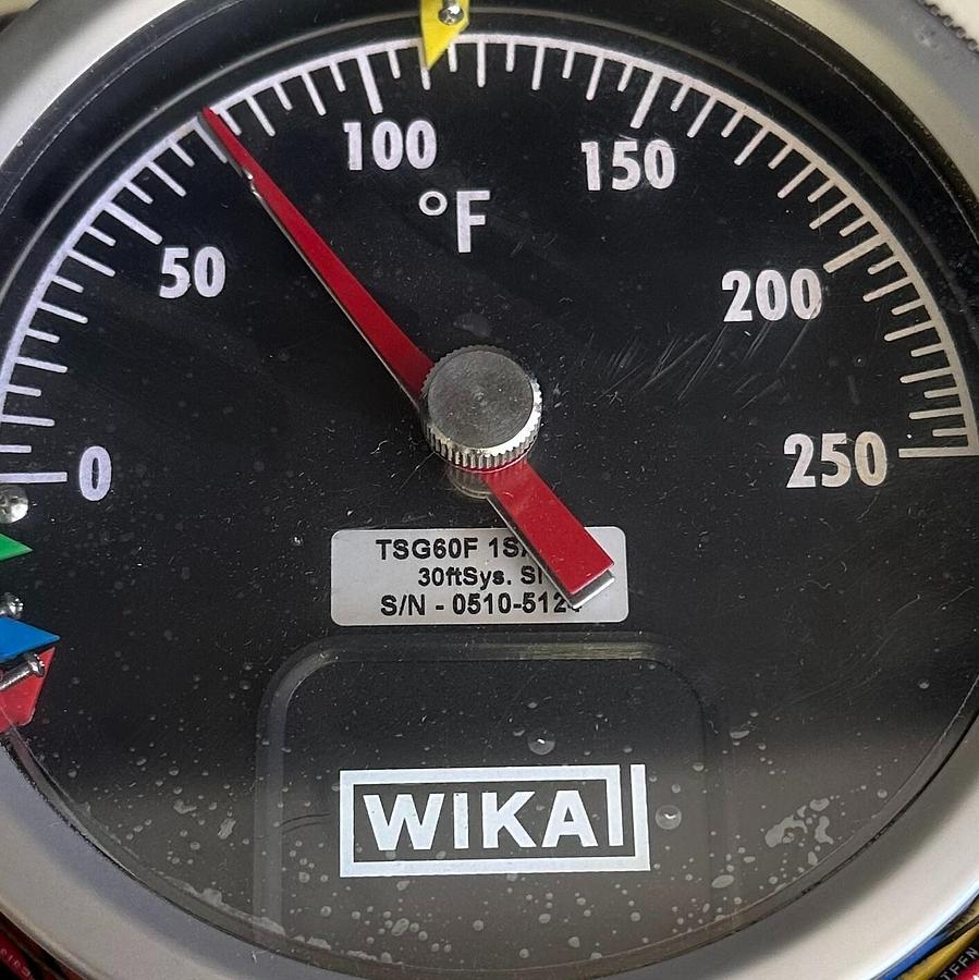 Used NEW WIKA TSG60F 1SA-X7 / TSG60F1SAX7 TEMP SWITCH 125Vdc .5A TSG60031A1X730WI