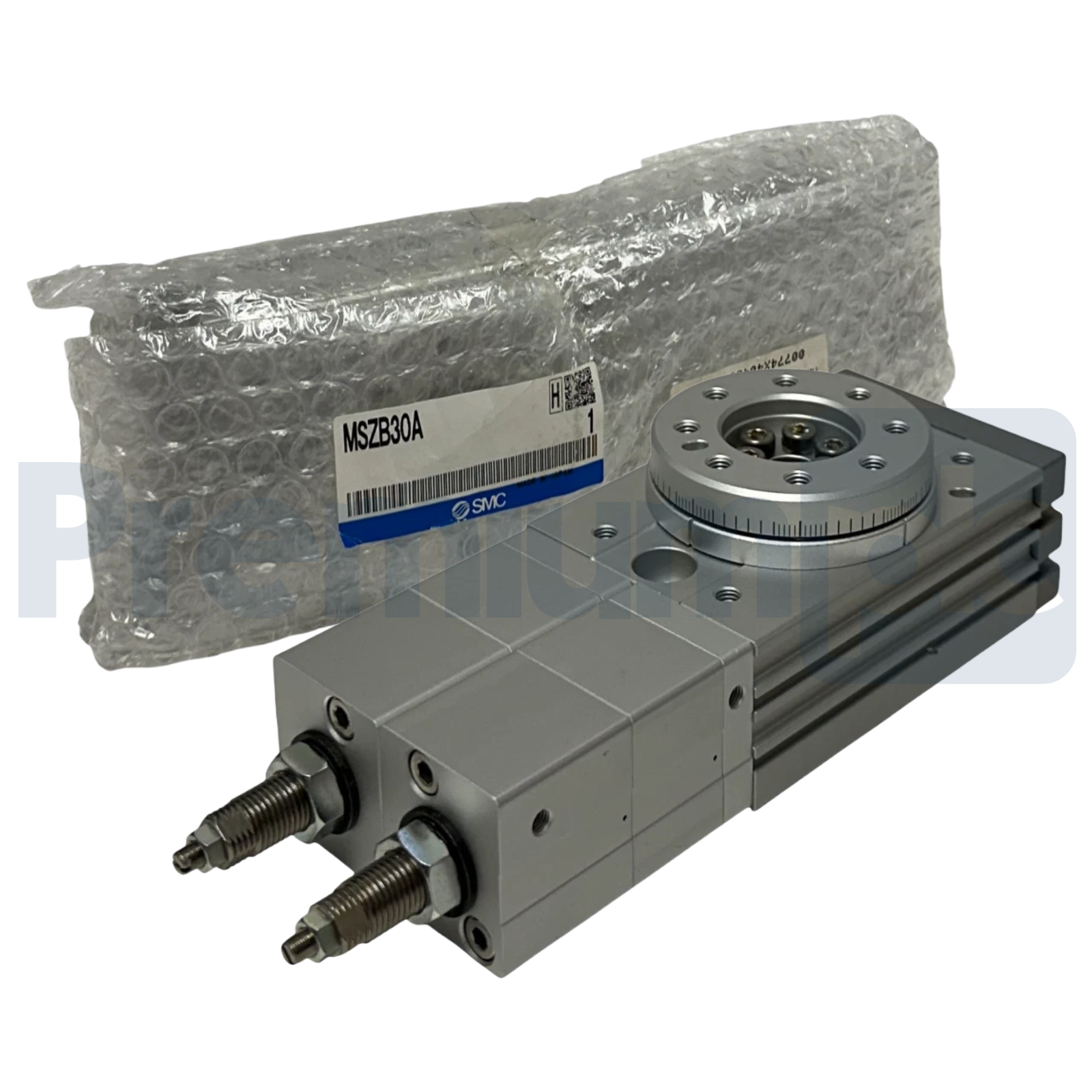 SMC MSZB30A 30mm MSQ 3-POSITION ROTARY ACTUATOR W/ TABLE MB SERIES BASIC NSMP