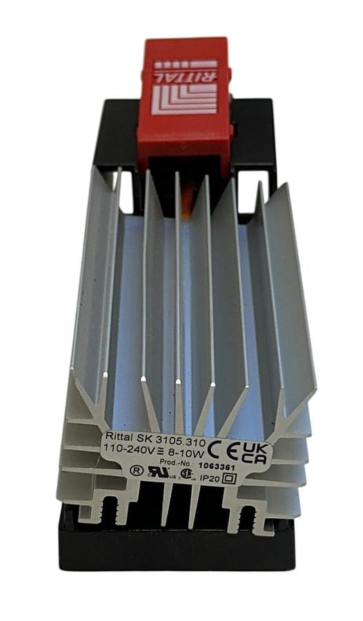 Used RITTAL SK 3105.310 / SK3105310 ENCLOSURE HEATER WITHOUT FAN 110-240V 8-10W NSMP
