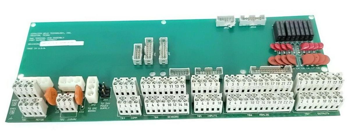 Used AWC T5A5017 TERMINAL PCB ASSEMBLY BOARD REV. A
