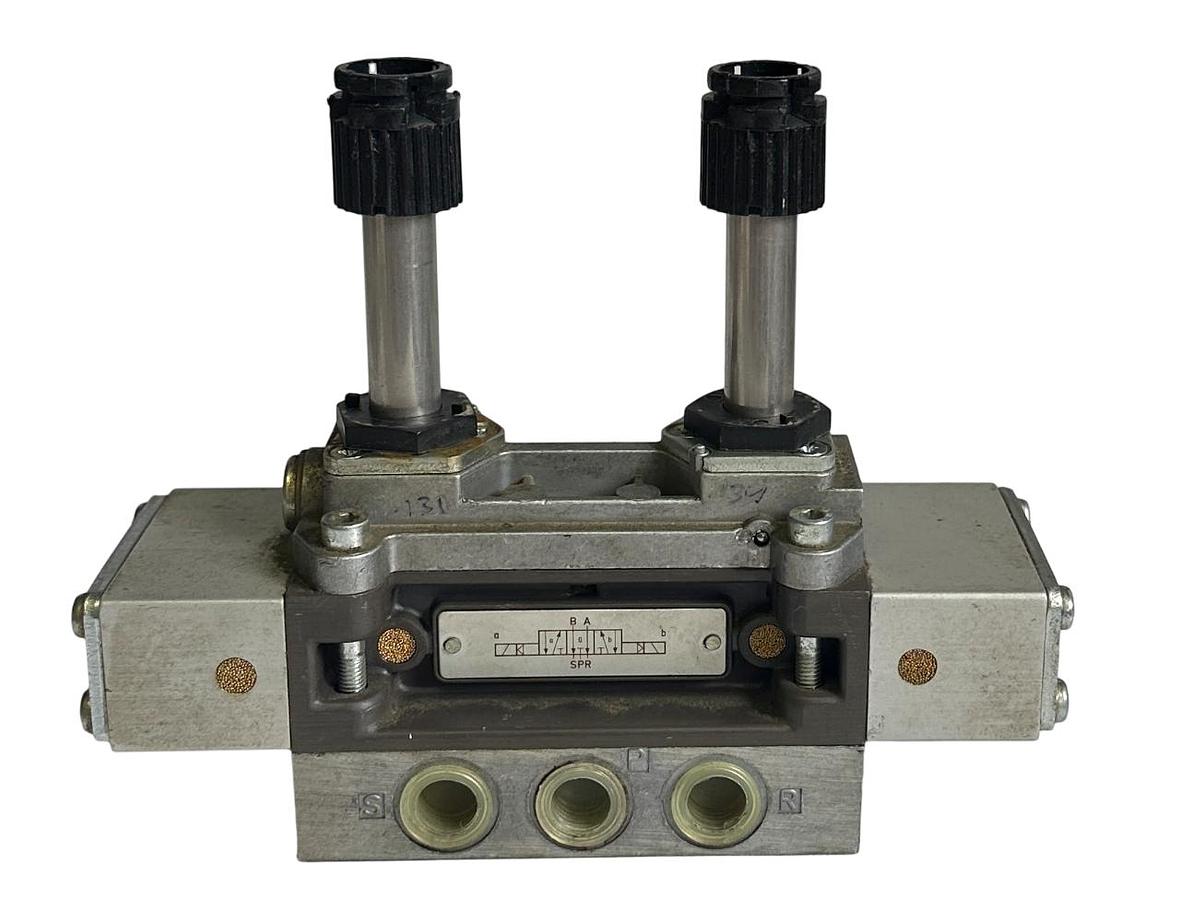 Used NEW HERION TECHNOMATIC 2550805 DOUBLE SOLENOID VALVE 2-10BAR NOS 0566 249