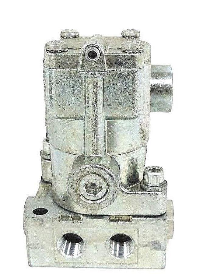 Used PARKER SCHRADER BELLOWS K065403353 SOLENOID VALVE 120/60 - 110/50 W/ MANIFOLD