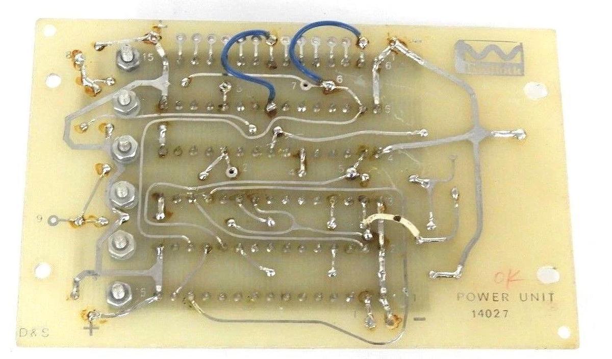 Used WHITLOCK 14027 POWER UNIT BOARD