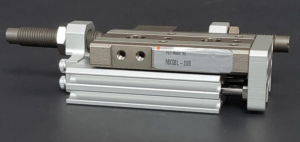 NEW SMC MXQ8L-20B SERIES MXQ AIR SLIDE TABLE CYLINDER MXQ8L20B