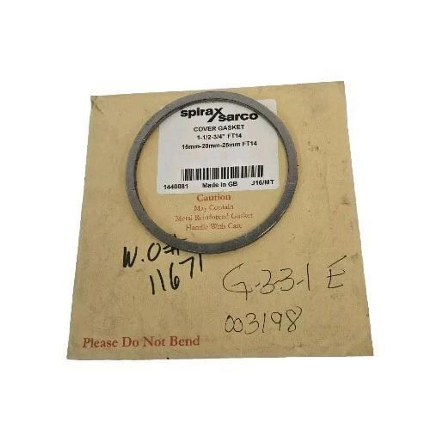 Used NEW SPIRAX SARCO 1440081 J16/MT COVER GASKET 1-1/2-3/4'' FT14