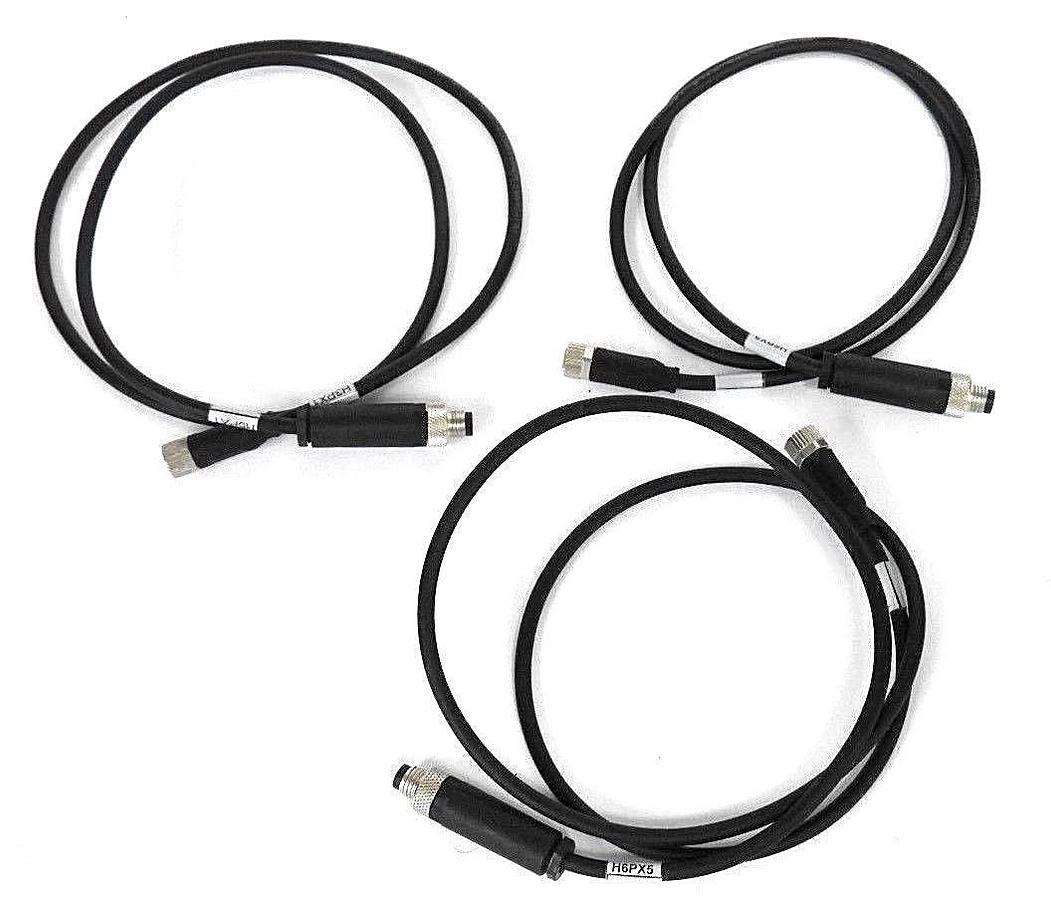 Used LOT OF 3 AUTOMATION DIRECT CD08-0C-050-A1 CABLES FOR QUICK-DISCONNECT SENSORS