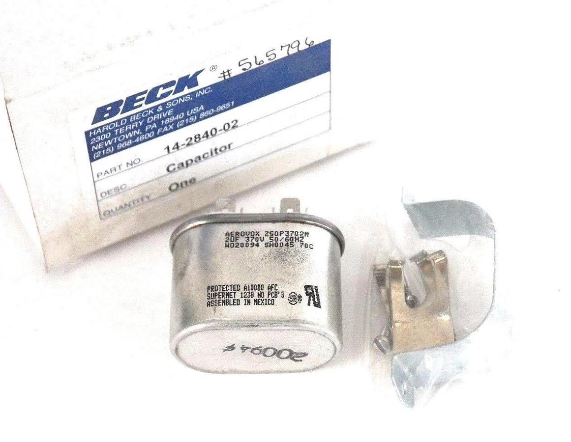 Used NIB AEROVOX Z50P3702M RESISTOR, BECK 14-2840-02, 565796