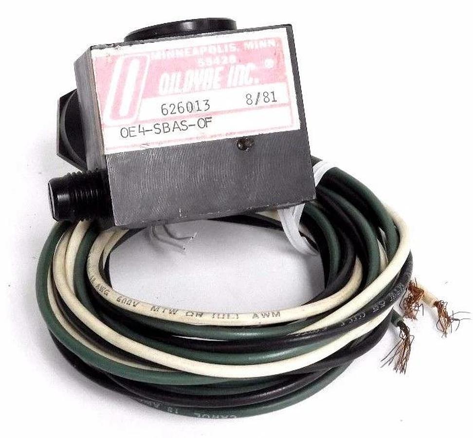 Used OILDYNE INC. 626013 PRESSURE VALVE 0E4-SBAS-0F