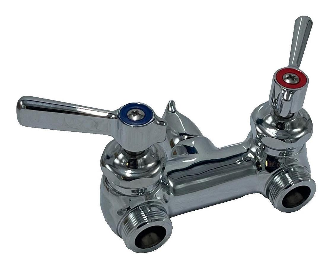 Chicago Faucets 305-CP Service Sink Faucet Wall Mount Adjustable Centers Chrome