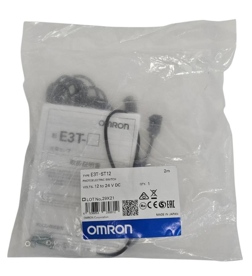 NEW OMRON E3T-ST12 PHOTOELECTRIC SWITCH 12 TO 24V DC E3TST12