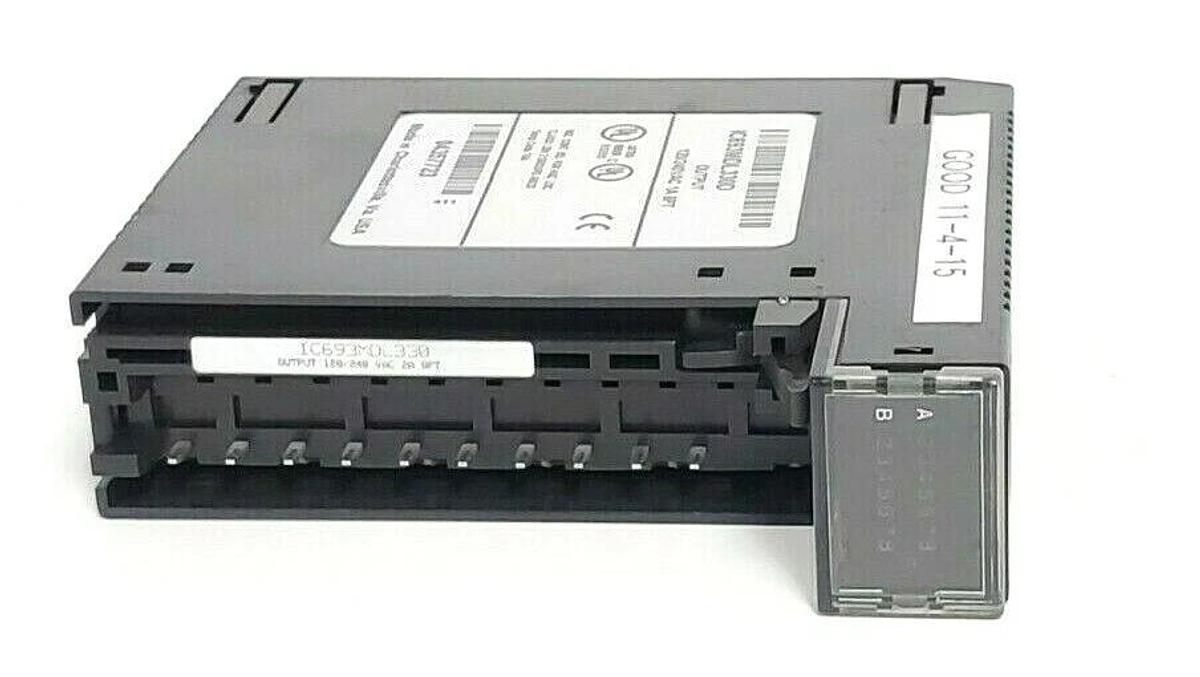 Used GE FANUC IC693MDL330D OUTPUT MODULE 120/240VAC,1A, 8 PT, IC693MDL330