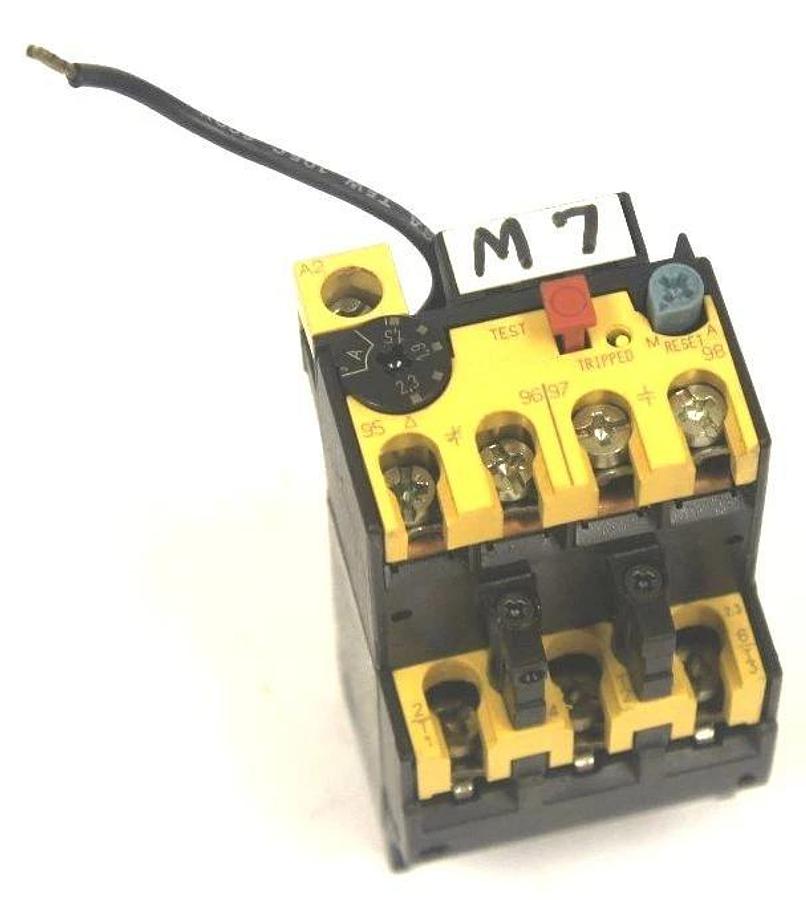 Used ALLEN BRADLEY 193-BSB22 OVERLOAD RELAY, SER B, 193BSB22